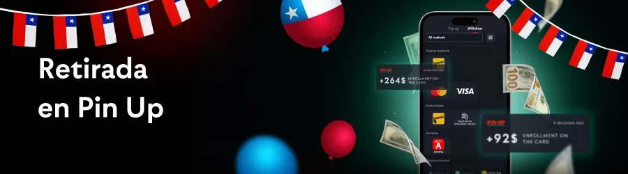 retirada en Pin Up Casino